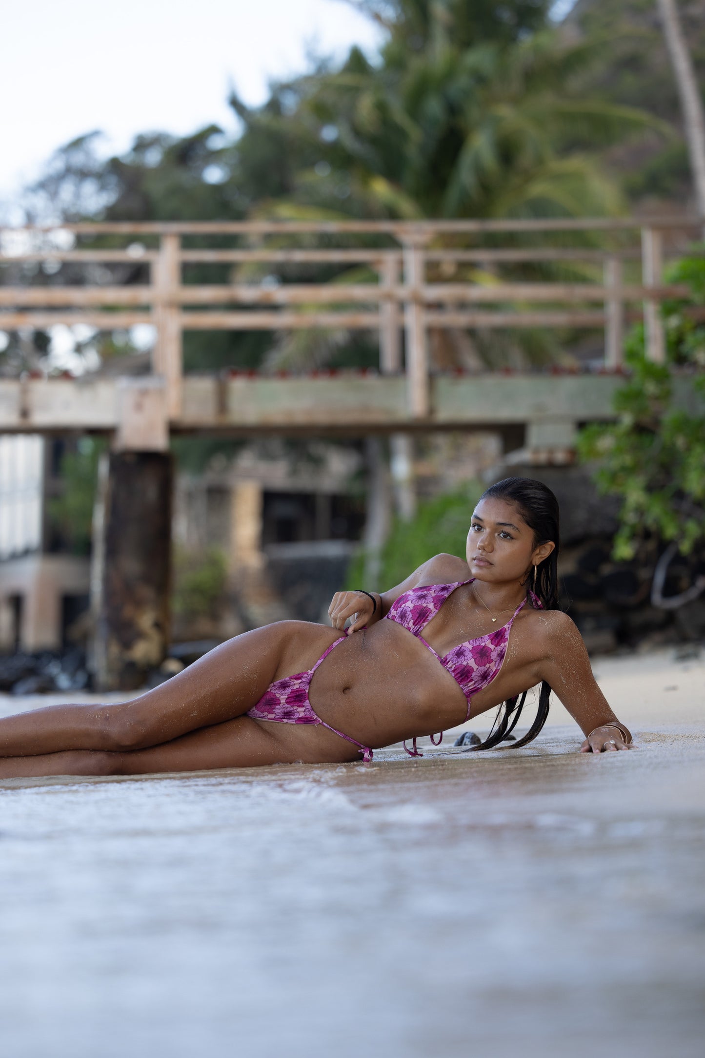 Hibiscus Bikini Bottom